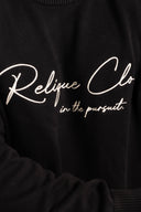 Relique Signature Knit Sweater - Black