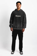 Relentless in the Pursuit Hoodie - Stonewashed Grey