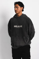 Relentless in the Pursuit Hoodie - Stonewashed Grey
