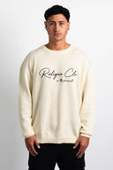 Relique Signature Knit Sweater - Cream