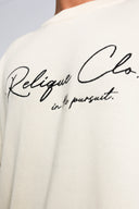 Relique Signature Knit Sweater - Cream