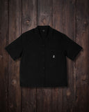 Short Sleeve Initial Shirt - Black
