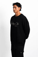 Relique Signature Knit Sweater - Black
