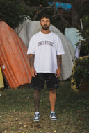 Forest Camo Block T-Shirt - White