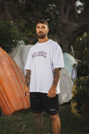 Forest Camo Block T-Shirt - White