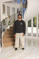 Initial Sweater - Charcoal