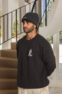 Signature Ribbed Beanie - Charcoal