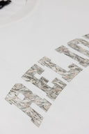 Forest Camo Block T-Shirt - White
